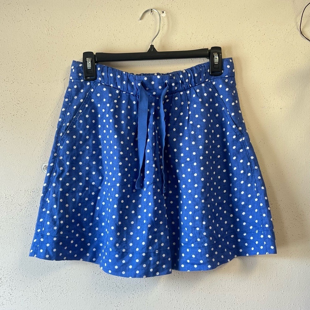J. Crew Polk-a-Dot Lined Skirt EUC Classic Preppy Spring Summer